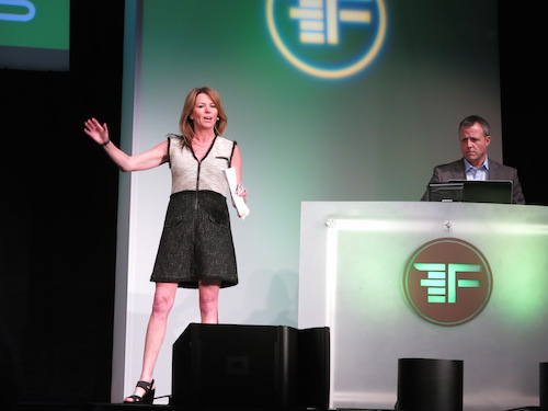 Someone with Group presents at Finovate